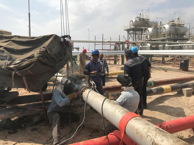 pipeline IPF for ENI at Zubair oilfield project